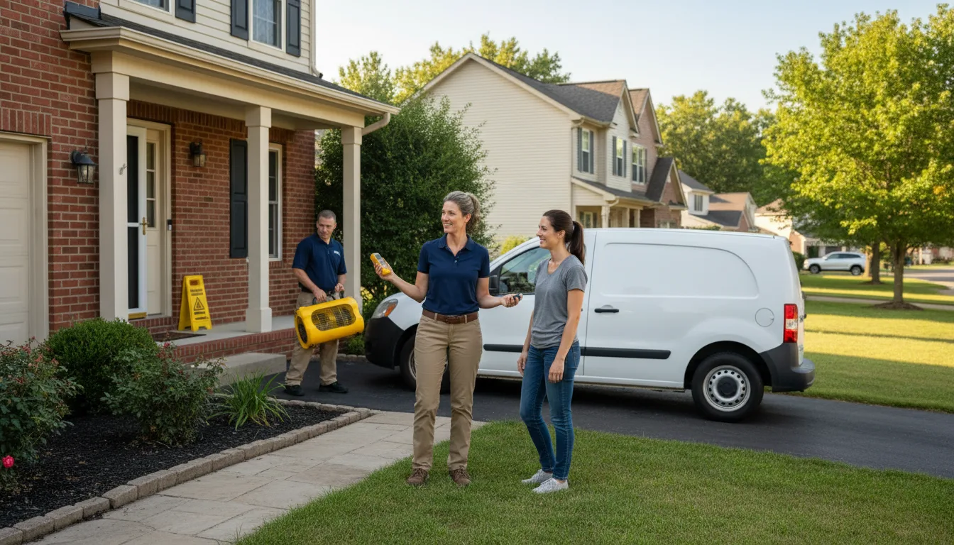 Water restoration image for Structural Drying Services in Stockwell, IN